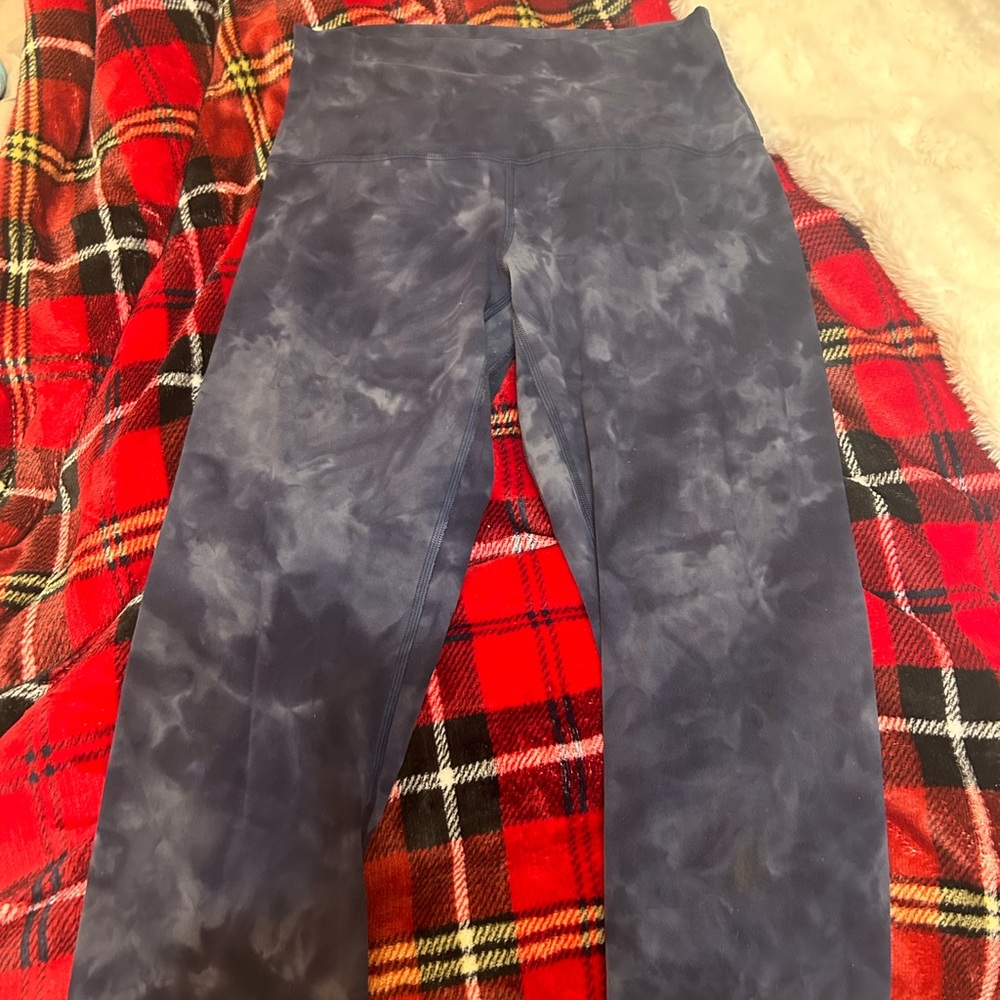 Lululemon align high rise legging 25’ in blue marble